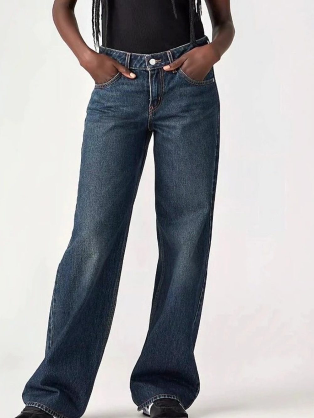 Levi's Low Loose Jeans Waist 29 Blue